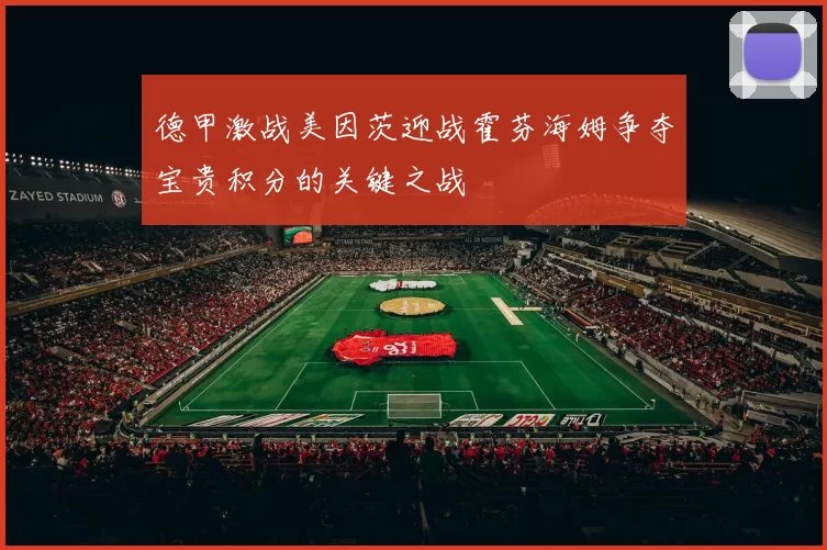 德甲激战美因茨迎战霍芬海姆争夺宝贵积分的关键之战